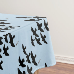 Flying Flight Pigeons Tablecloth