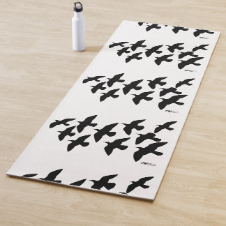 Flying Flight Pigeons Yoga Mat