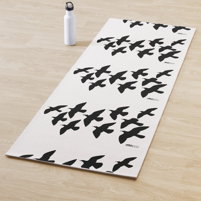 Flying Flight Pigeons Yoga Mat (In Situ)