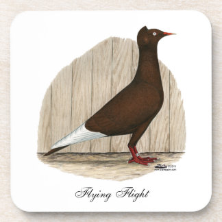Flying Flight Red Cap Pigeon Coaster