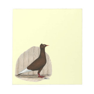 Flying Flight Red Cap Pigeon Notepad