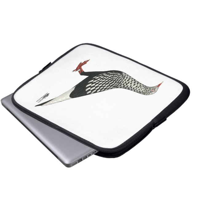Flying Flight Teager Pigeon Laptop Sleeve (Front Bottom)