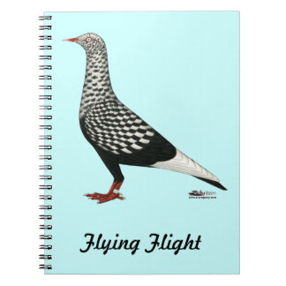 Flying Flight Teager Pigeon Notebook