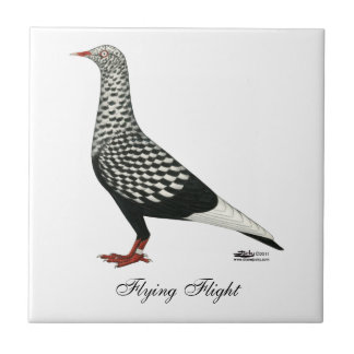 Flying Flight Teager Pigeon Tile