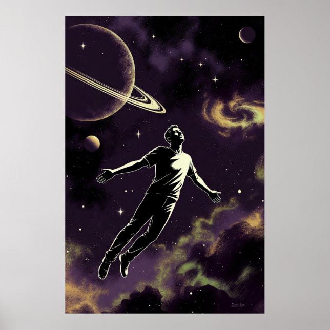 Flying For Photons matte poster (Front)