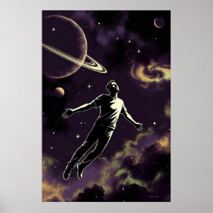Flying For Photons value matte poster