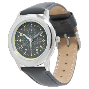 "Flying Fortress" Aircraft Clock Watch