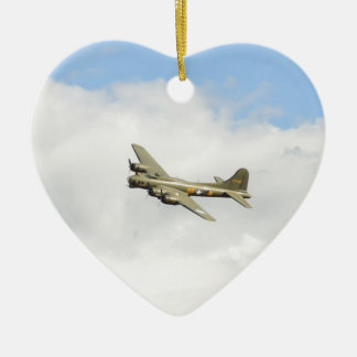 Flying Fortress Ceramic Tree Decoration