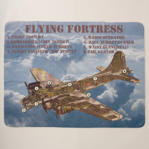 FLYING FORTRESS CREW SHERPA BLANKET