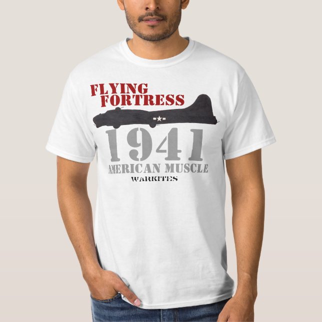 Flying Fortress-muscle T-Shirt (Front)