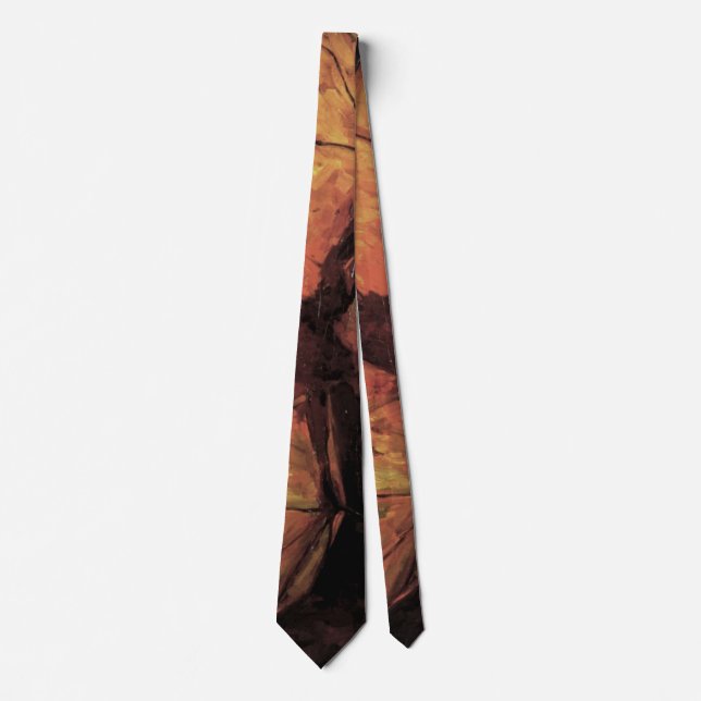 Flying Fox Bat by Vincent van Gogh Tie (Front)