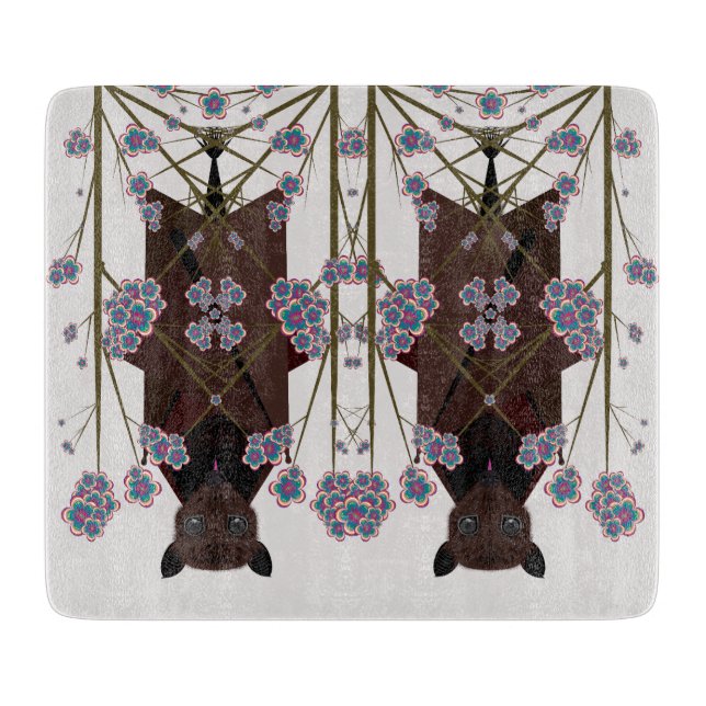 Flying Fox Glass Cutting Board (Front)