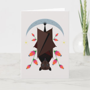 Flying Fox Greeting Card