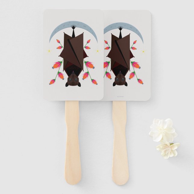 Flying Fox Hand Fans (Front and Back)