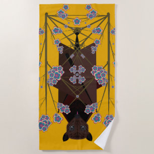 Flying Fox Mustard Beach Towel