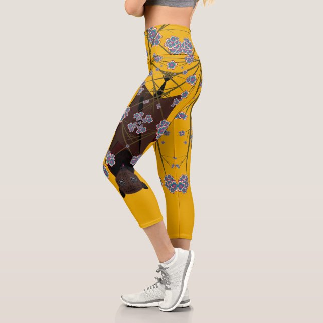 Flying Fox Mustard High Waisted Capris (Left)