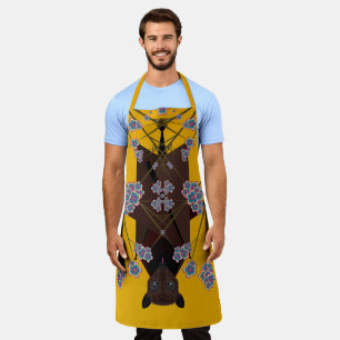 Flying Fox Mustard Large Apron