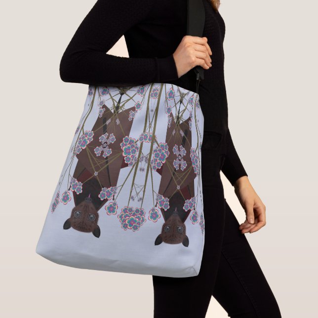 Flying Fox Sky Blue Crossbody Bag (Close Up)