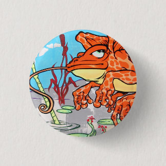 Flying Frog 3 Cm Round Badge