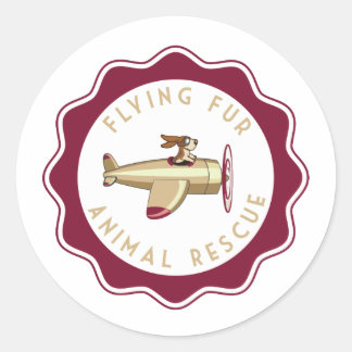 Flying Fur - Dog Pilot Sticker