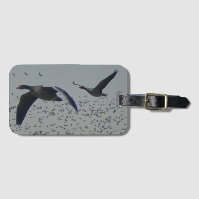 Flying Geese Luggage Tag (Front Horizontal)