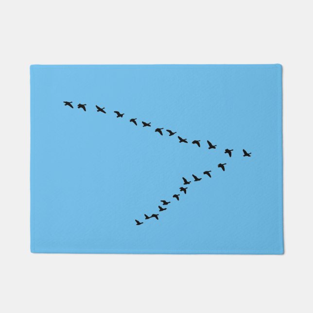 Flying Geese "V" Formation Doormat (Front)