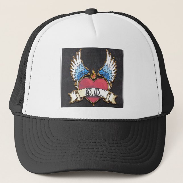 flying gg trucker hat (Front)