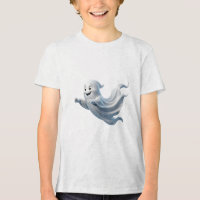 Flying Ghost Cute Spooky Halloween Design