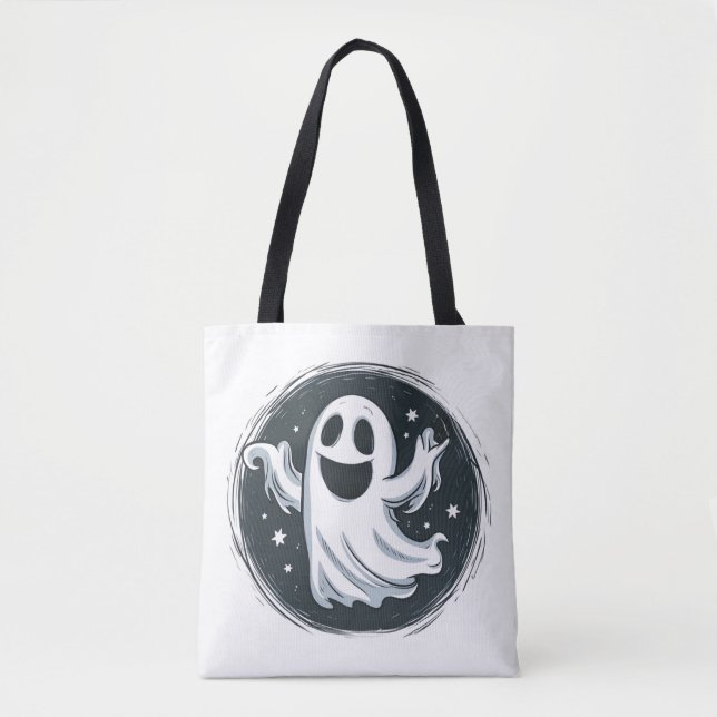 Flying Ghost Tote Bag (Front)