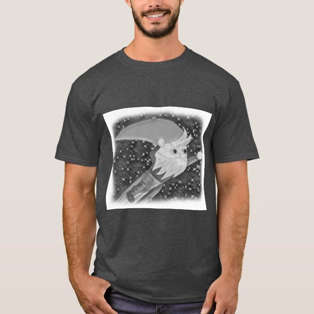 Flying Gnome Shirt, Dark Colours T-Shirt (Front)