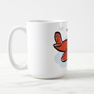 flying goat coffee mug