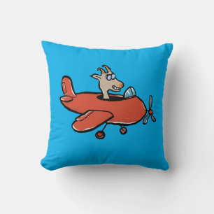 flying goat cushion