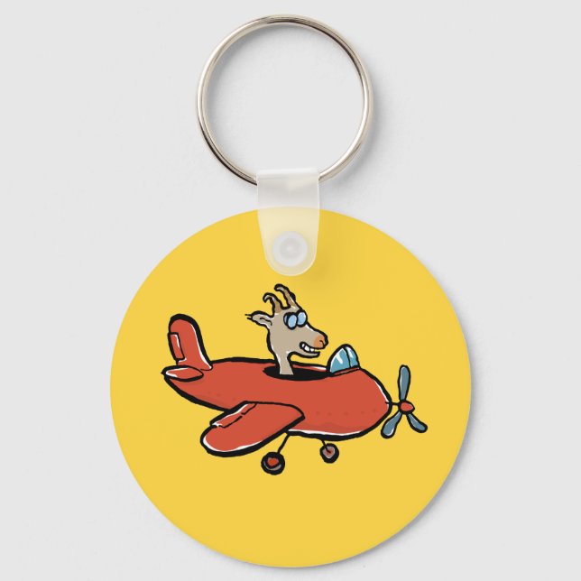 flying goat key ring (Front)