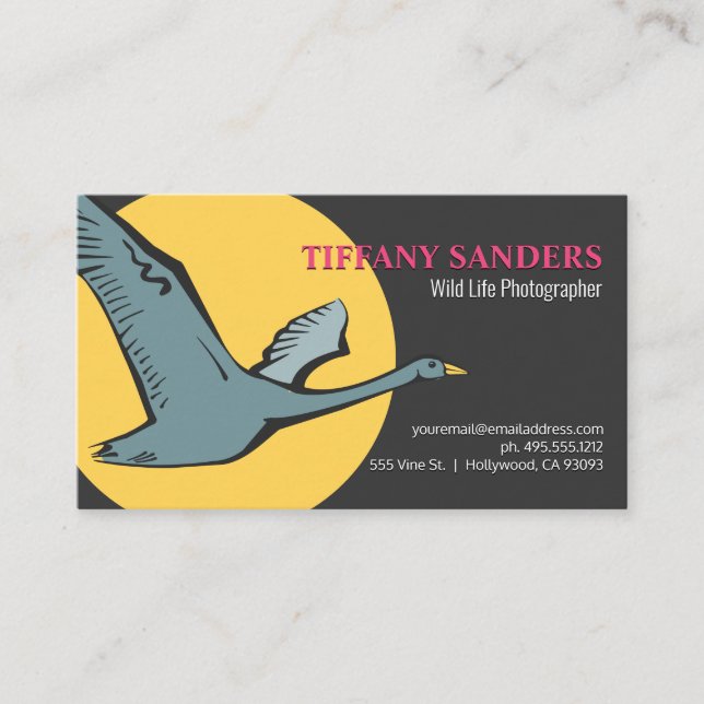Flying Goose Business Card (Front)
