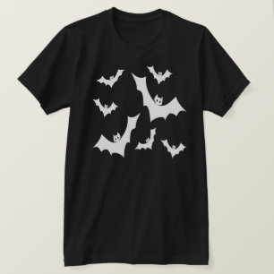 Flying Gothic Vampire Bats T-Shirt