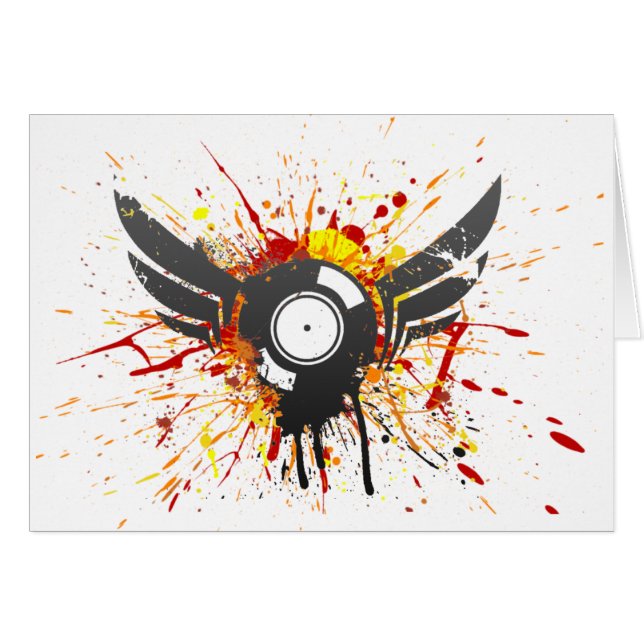Flying Graffiti Record - Music Audio DJ Vinyl (Front Horizontal)