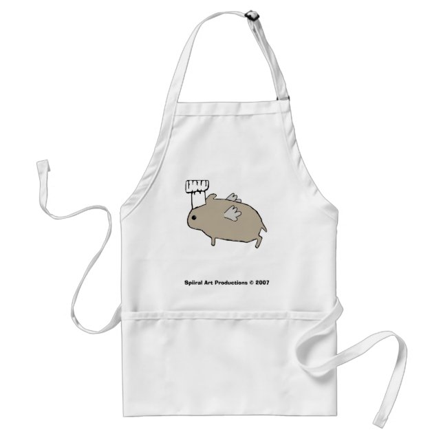 Flying Hamster Chef Standard Apron (Front)