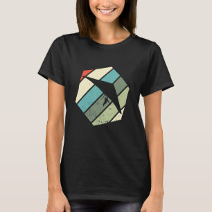 Flying Hang Glider Soaring Hexa Retro Hang Gliding T-Shirt