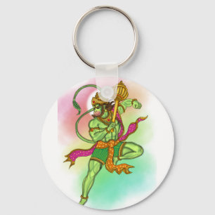 Flying Hanuman Keychain