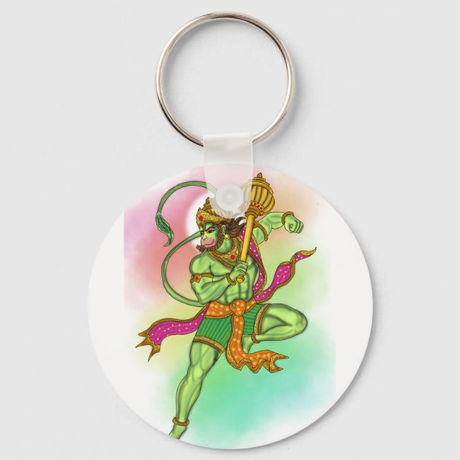 Flying Hanuman Keychain (Front)