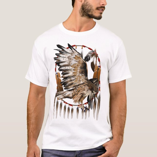 Flying Hawk Dreamcatcher Shirt (Front)
