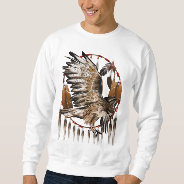 Flying Hawk Dreamcatcher Shirt (Front)