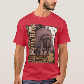 Flying Hawk Oglala Lakota Warrior T-Shirt