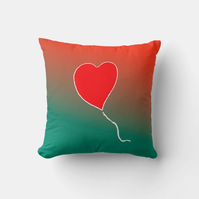 Flying heart cushion (Front)