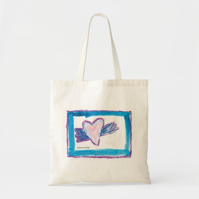 Flying Heart - Kids Art for CHOC  Tote Bag (Front)