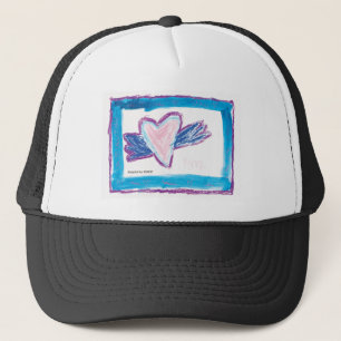 Flying Heart - Kids Art for CHOC  Trucker Hat
