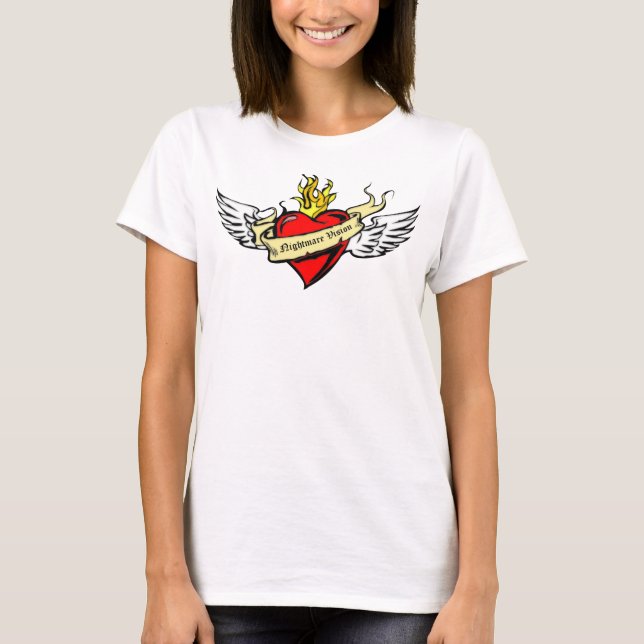 Flying Heart Spaghetti Top (Front)