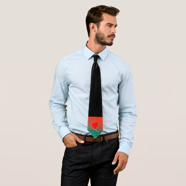 Flying heart tie (In Situ)