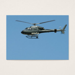 Flying helicopter