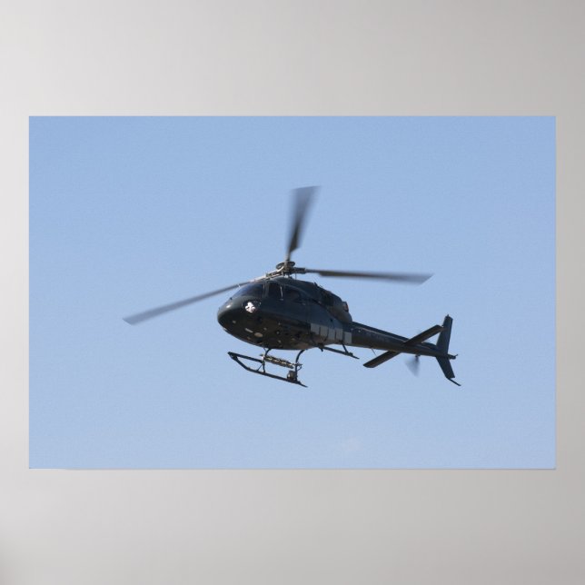Flying helicopter poster (Front)